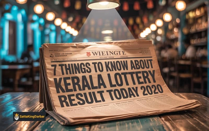 kerala lottery result today 2020 today